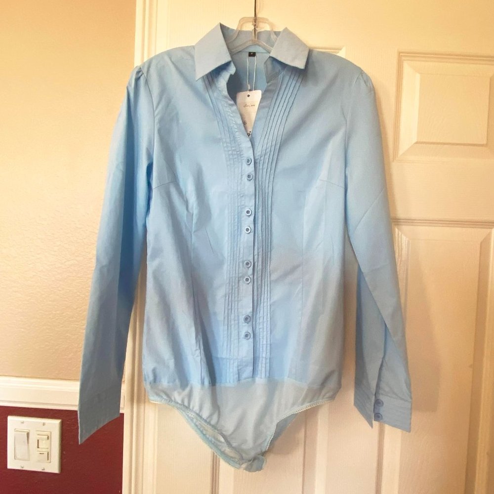 Long sleeved button down top - Soojun - 6